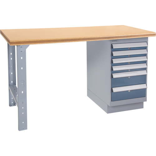 Pre-Designed Workbench, 72" W x 36" D x 34" H, 2500 lbs. Capacity Dufferin Supply