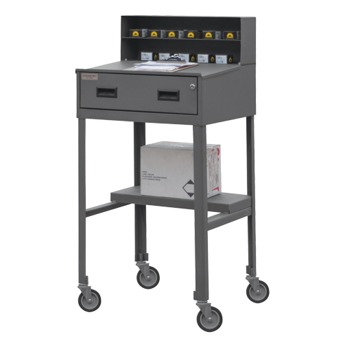 Pupitre d'atelier, 23" la x 20" p x 47-3/4" h, Gris Dufferin Supply