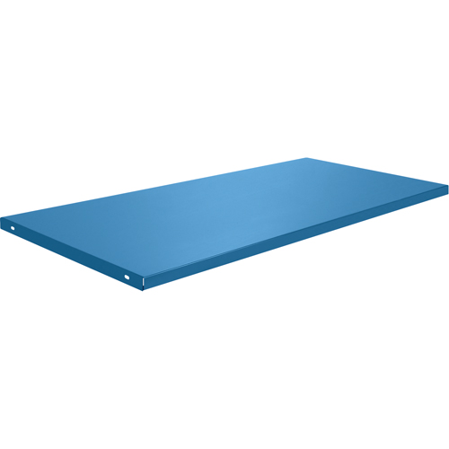 &eacute;tabli avec armoire - Tablettes, 58 3/4" x Capacit&eacute; de 300 lb, Acier, Bleu Dufferin Supply