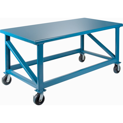 Extra Heavy-Duty Workbenches - All-Welded Benches, Steel Surface Dufferin Supply