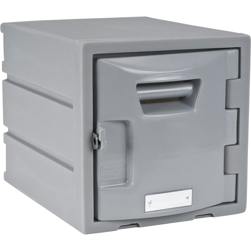 Locker, 12" x 15" x 12", Grey, Assembled Dufferin Supply