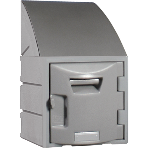 Locker, 12" x 15" x 25", Grey, Assembled Dufferin Supply