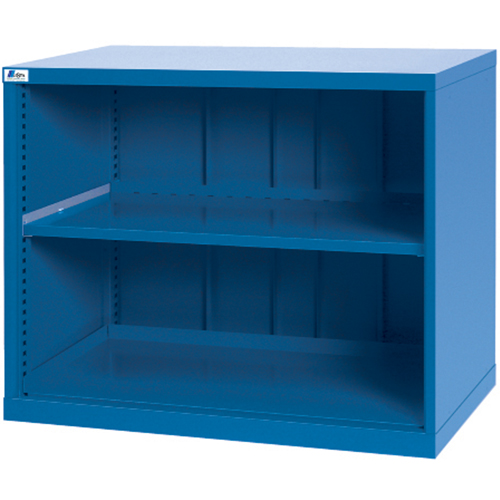 Shelf Cabinets, Steel, 33-1/2" H x 40-1/4" W x 22-1/2" D, Bright blue Dufferin Supply