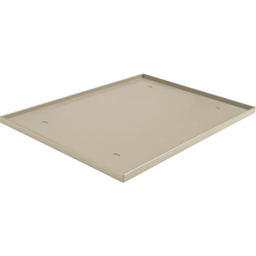 Fond de casier, Convient aux casiers 12" x 18", Beige, Plastique Dufferin Supply