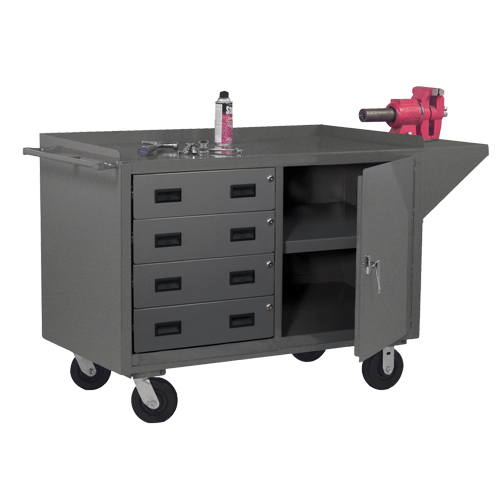Armoire d'&eacute;tabli mobile, Acier Surface Dufferin Supply