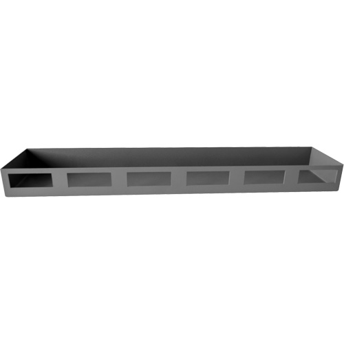 Cabinet Door Tray, 18" x 10 lbs. Capacity, Grey Dufferin Supply