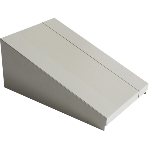 All-Welded Concorde - Heavy-Duty Lockers Sloping Top, 1 Bank, 18" D x 12" W x 6" H, Grey, Steel Dufferin Supply