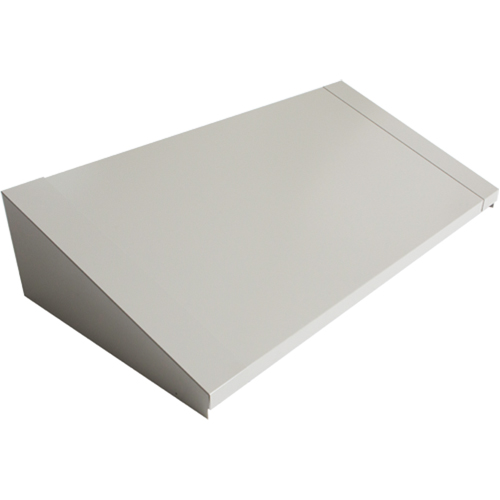 All-Welded Concorde - Heavy-Duty Lockers Sloping Top, 3 Bank, 18" D x 36" W x 6" H, Grey, Steel Dufferin Supply