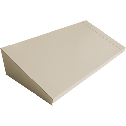Dessus inclin&eacute; pour casiers robustes enti&egrave;rement soud&eacute; Concorde, Bloc de 3, 18" p x 36" la x 6" ha, Beige, Acier Dufferin Supply
