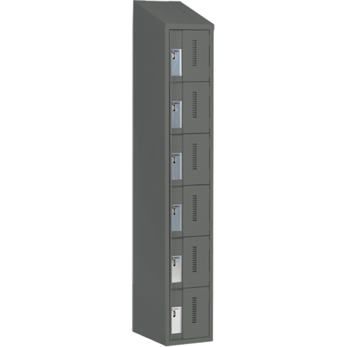 Casiers robustes Concorde, 6 niveaux, 12" x 18" x 78", Acier, Charbon, Soud&eacute; (assembl&eacute;) Dufferin Supply