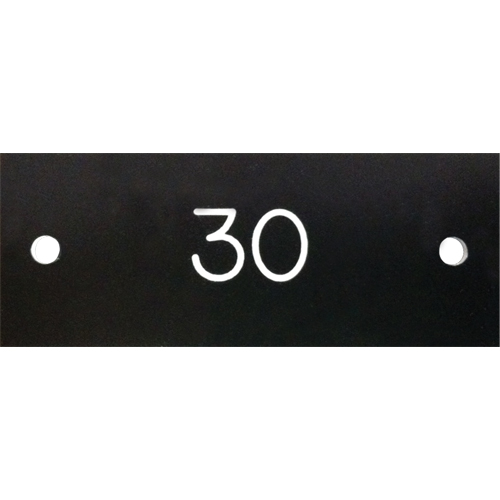 Plaques num&eacute;rot&eacute;es pour casiers Dufferin Supply