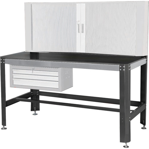 Work Bench, Laminate Surface, 26" W x 30" D x 63" H Dufferin Supply