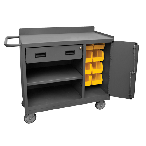 Mobile Workbench Cabinet, Steel Surface Dufferin Supply