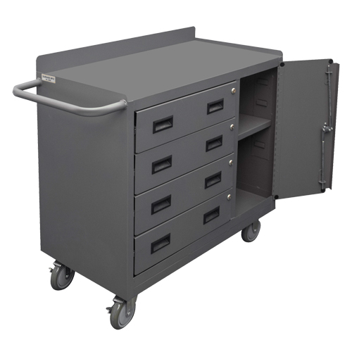 Mobile Workbench Cabinet, Steel Surface Dufferin Supply