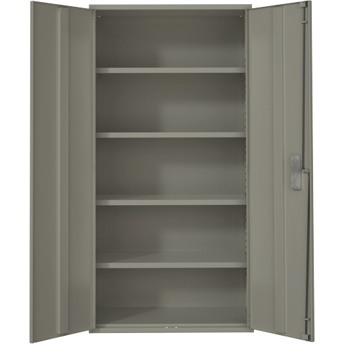 Armoire de rangement Hi-Boy, Acier, 4 Tablettes, 72" h x 36" la x 18" P, Gris Dufferin Supply
