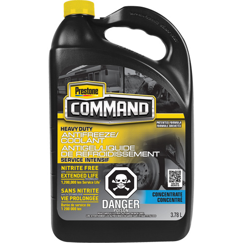 Liquide de refroidissement/antigel concentr&eacute; sans nitrate robuste longue dur&eacute;e pour service lourd Command, 3,78 L, Cruche Dufferin Supply