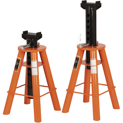 873A Low-Profile Truck Stand Set, 10 Tons Capacity, 20-1/2" - 30" H Dufferin Supply