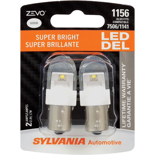 1156 Zevo&reg; Mini Automotive Bulb, LED, 1.7 W, White Dufferin Supply