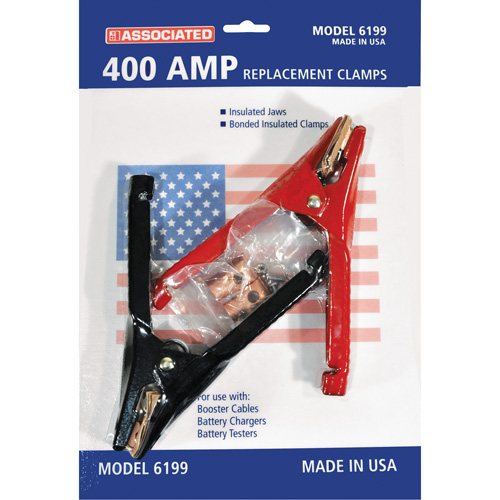 400 Amp Professional Heavy-Duty Booster Cable Clamps Dufferin Supply