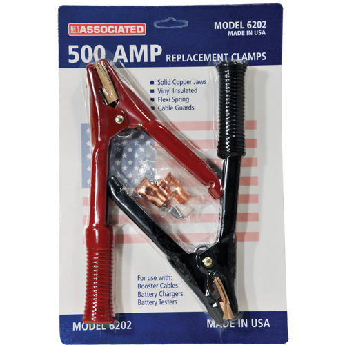 Pinces robustes de calibre professionel pour c&acirc;bles de d&eacute;marrage 500 A Dufferin Supply