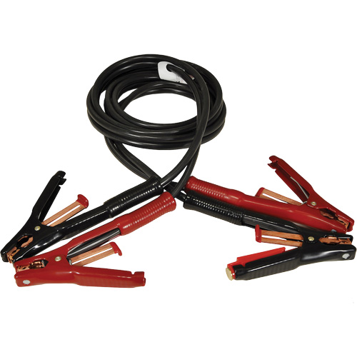 Super Heavy-Duty Booster Cable with Flexi-Spring Strain, 5 AWG, 500 A, 12' Cable Dufferin Supply