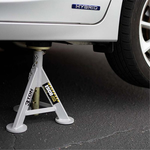 Performance Shorty Low Profile Jack Stands, 3 tons Capacity, 11" - 17" H Dufferin Supply