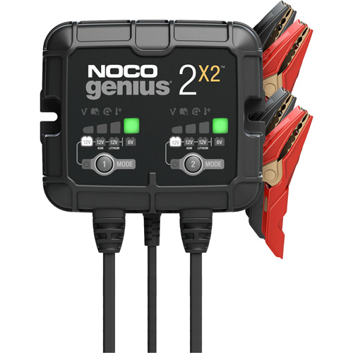 Chargeur de batterie 2 sorties de 4 A Genius 2X2 Dufferin Supply