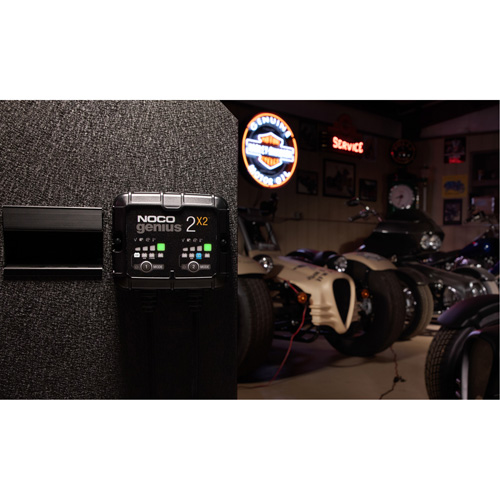 Chargeur de batterie 2 sorties de 4 A Genius 2X2 Dufferin Supply