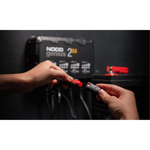 Chargeur de batterie 4 sorties de 8 A Genius 2X4 Dufferin Supply