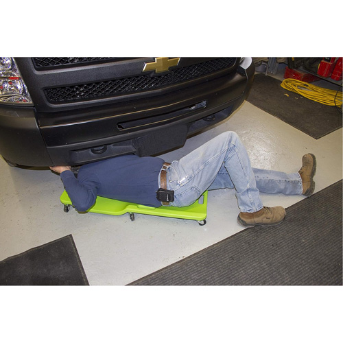 Sommier vert n&eacute;on &agrave; profil bas, en plastique robuste Dufferin Supply