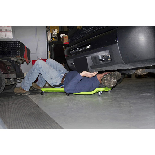 Sommier vert n&eacute;on &agrave; profil bas, en plastique robuste Dufferin Supply