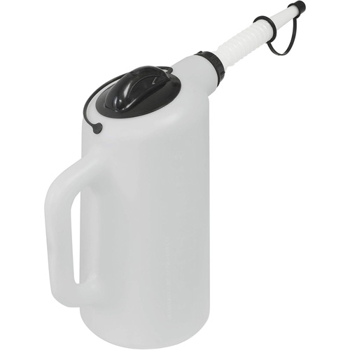 Distributeur dhuile avec couvercle et bouchon, Plastique, Capacit&eacute; de 8 pintes Dufferin Supply