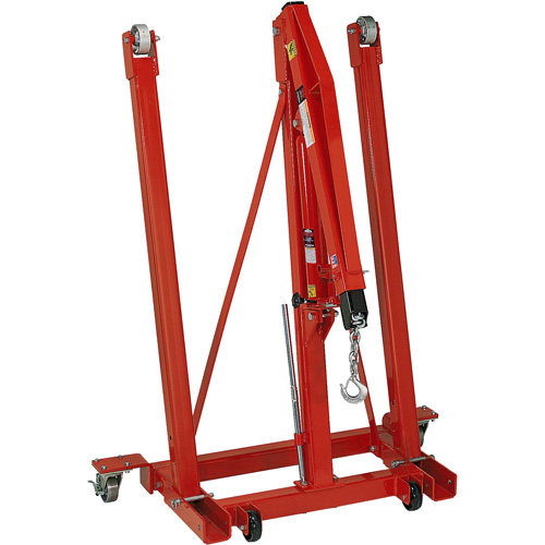 Folding Engine Crane, 2500 lbs. (1.25 tons) Capacity Dufferin Supply