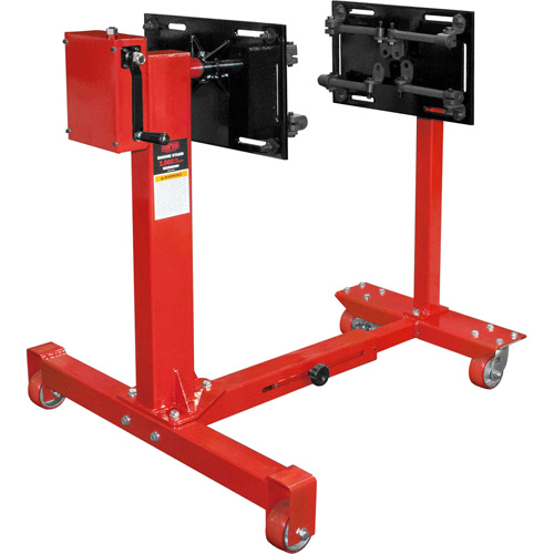 75:1 Gear-Driven Engine Stand, 1 tons Capacity, 42" H Dufferin Supply