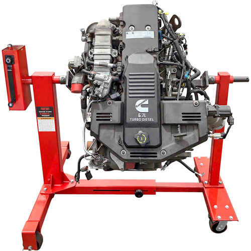 75:1 Gear-Driven Engine Stand, 1 tons Capacity, 42" H Dufferin Supply