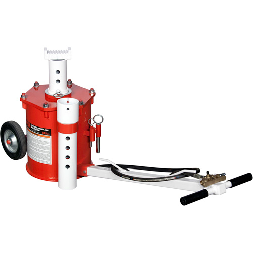 Portable Air Lift Jack, 10 Ton(s) Capacity, 17-3/4" - 49-3/8" H Dufferin Supply