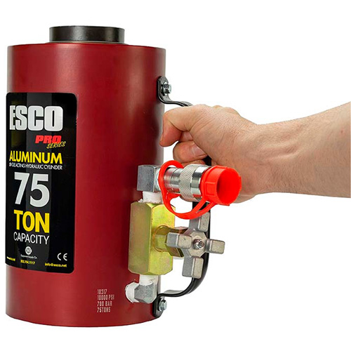 Heavy-Duty Hydraulic Cylinder, 6" Stroke, 75 Ton(s) Capacity, 10000 PSI Dufferin Supply