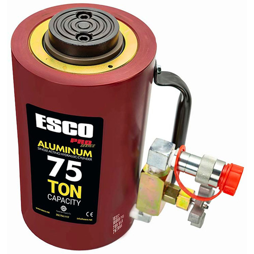 Heavy-Duty Hydraulic Cylinder, 6" Stroke, 75 Ton(s) Capacity, 10000 PSI Dufferin Supply