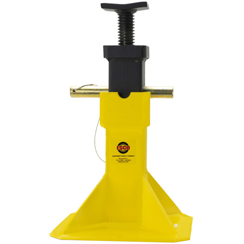 Jack Stands with Adjustable Screw Top Saddle, Locking Pin, 15-1/2" - 20-1/2" H Dufferin Supply