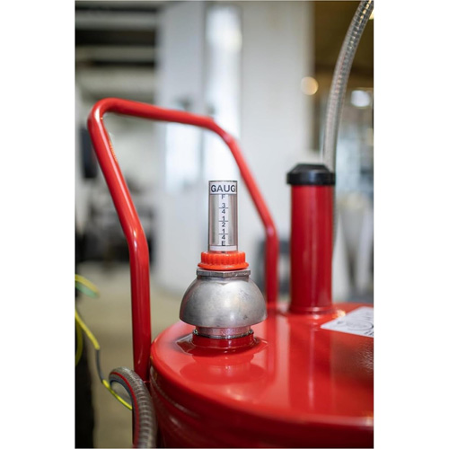 Chariot &agrave; carburant en acier de 25 gallons avec pompe rotative bidirectionnelle Dufferin Supply