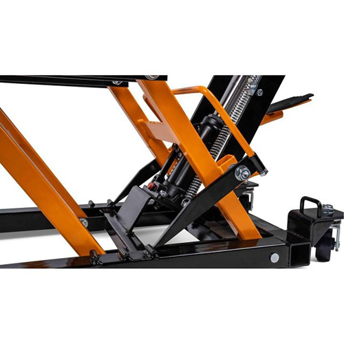 ATV and Motorcycle Jack, 0.75 Ton(s) Capacity, 4-2/3" Lowered, 14-1/2" Raised, Manual Hydraulic Dufferin Supply