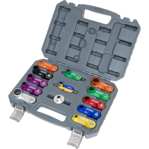 Jeu de d&eacute;connexions &agrave; ressort en aluminium 13 mcx Dufferin Supply