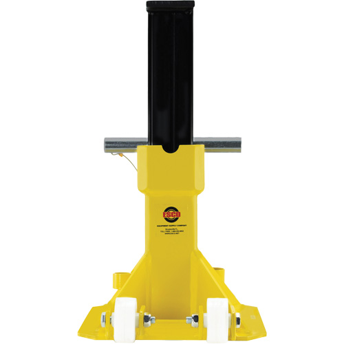 EZ-Wheel Jack Stand, Locking Pin, 22 Tons Capacity, 13-1/2" - 20" H Dufferin Supply