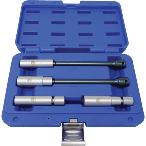 4-Piece Euro Spark Plug Swivel Socket Set, 3/8" Drive Dufferin Supply