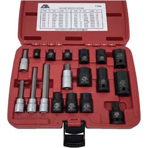 18-Piece Brake Caliper Socket Set Dufferin Supply