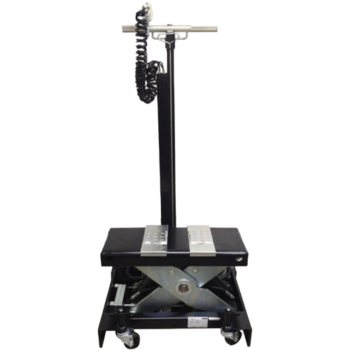 Cric de service de plancher &agrave; profil bas, 12 tonne(s) Capacit&eacute;, 7-1/2" Abaiss&eacute;e, 15" &eacute;lev&eacute;e, Air comprim&eacute;/hydraulique Dufferin Supply