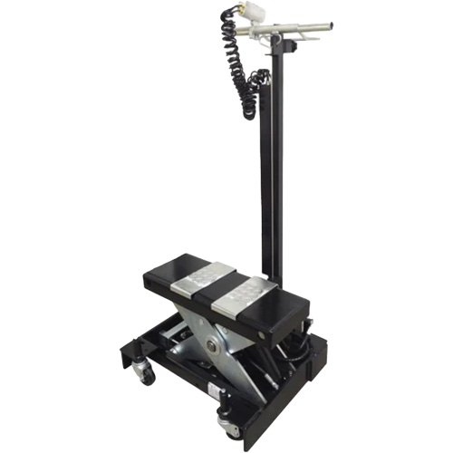 Cric de service de plancher &agrave; profil bas, 12 tonne(s) Capacit&eacute;, 7-1/2" Abaiss&eacute;e, 15" &eacute;lev&eacute;e, Air comprim&eacute;/hydraulique Dufferin Supply