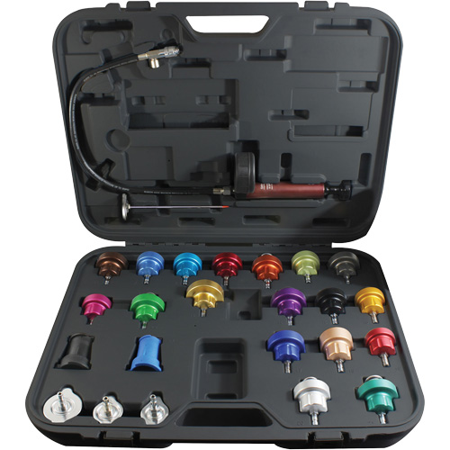 25-Piece Master Cooling System Pressure Test Kit Dufferin Supply