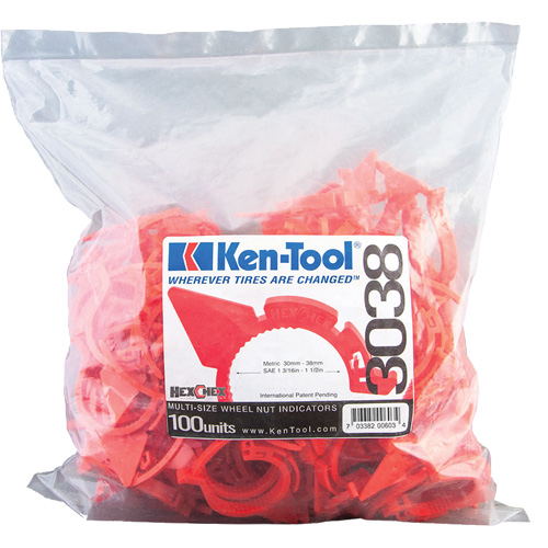 HexChex Multi-Size Loose Wheel Nut Indicator Dufferin Supply