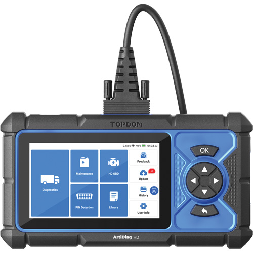 ArtiDiag HD 5" Heavy-Duty Scan Tool with Service Functions Dufferin Supply